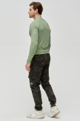 Купить Трикотажные брюки мужские хаки цвета 3201Kh, фото 3