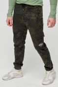 Купить Трикотажные брюки мужские хаки цвета 3201Kh, фото 4