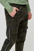 Купить Трикотажные брюки мужские хаки цвета 3201Kh, фото 7
