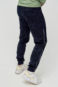 Купить Трикотажные брюки мужские темно-синего цвета 3201TS, фото 10