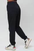 Купить Джоггеры спортивные трикотажные женские большого размера черного цвета 320Ch, фото 9