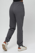Купить Джоггеры спортивные трикотажные женские большого размера серого цвета 320Sr, фото 9