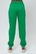 Купить Джоггеры спортивные трикотажные женские большого размера зеленого цвета 320Z, фото 9