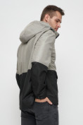 Купить Куртка-анорак спортивная мужская бежевого цвета 3307B, фото 13