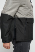 Купить Куртка-анорак спортивная мужская бежевого цвета 3307B, фото 12
