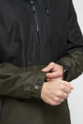 Купить Куртка-анорак спортивная мужская черного цвета 3307Ch, фото 12