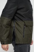 Купить Куртка-анорак спортивная мужская черного цвета 3307Ch, фото 13