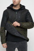 Купить Куртка-анорак спортивная мужская черного цвета 3307Ch, фото 14