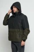 Купить Куртка-анорак спортивная мужская черного цвета 3307Ch, фото 15