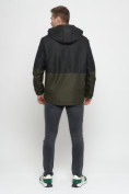 Купить Куртка-анорак спортивная мужская черного цвета 3307Ch, фото 4