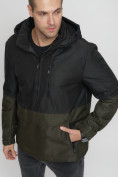 Купить Куртка-анорак спортивная мужская черного цвета 3307Ch, фото 8