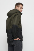 Купить Куртка-анорак спортивная мужская цвета хаки 3307Kh, фото 12
