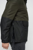 Купить Куртка-анорак спортивная мужская цвета хаки 3307Kh, фото 13