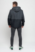 Купить Куртка-анорак спортивная мужская темно-серого цвета 3307TC, фото 5