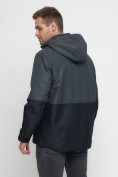 Купить Куртка-анорак спортивная мужская темно-серого цвета 3307TC, фото 15
