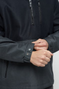 Купить Куртка-анорак спортивная мужская темно-синего цвета 3307TS, фото 14