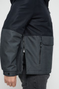 Купить Куртка-анорак спортивная мужская темно-синего цвета 3307TS, фото 15