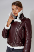 Купить Дубленка женская зимняя авиатор с мехом  33191TK, фото 10