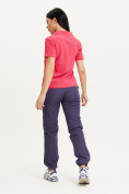 Купить Спортивные брюки Valianly женские темно-фиолетового цвета 33230TF, фото 13