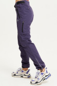 Купить Спортивные брюки Valianly женские темно-фиолетового цвета 33230TF, фото 3