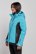Купить Горнолыжная куртка женская зимняя голубого цвета 3327Gl, фото 2
