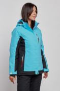 Купить Горнолыжная куртка женская зимняя голубого цвета 3327Gl, фото 3