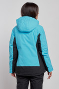 Купить Горнолыжная куртка женская зимняя голубого цвета 3327Gl, фото 4