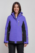 Купить Горнолыжная куртка женская зимняя темно-фиолетового цвета 3327TF