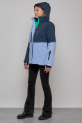 Купить Горнолыжная куртка женская зимняя фиолетового цвета 33307F, фото 6