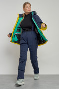 Купить Горнолыжная куртка женская зимняя желтого цвета 33307J, фото 10