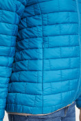 Купить Стеганная куртка синего цвета 33310S, фото 9