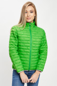 Купить Стеганная куртка зеленого цвета 33310Z, фото 9