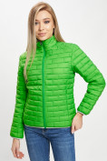 Купить Стеганная куртка зеленого цвета 33310Z, фото 10
