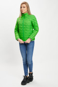 Купить Стеганная куртка зеленого цвета 33310Z, фото 3