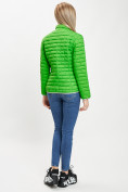 Купить Стеганная куртка зеленого цвета 33310Z, фото 4