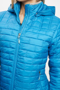 Купить Стеганная куртка синего цвета 33315S, фото 12