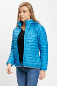 Купить Стеганная куртка синего цвета 33315S, фото 4