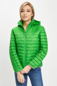 Купить Стеганная куртка зеленого цвета 33315Z, фото 3
