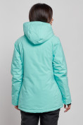 Купить Горнолыжная куртка женская зимняя бирюзового цвета 3331Br, фото 4