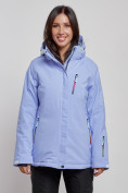 Купить Горнолыжная куртка женская зимняя фиолетового цвета 3331F