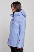 Купить Горнолыжная куртка женская зимняя фиолетового цвета 3331F, фото 2