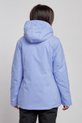Купить Горнолыжная куртка женская зимняя фиолетового цвета 3331F, фото 4