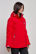 Купить Горнолыжная куртка женская зимняя красного цвета 3331Kr, фото 2