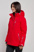 Купить Горнолыжная куртка женская зимняя красного цвета 3331Kr, фото 3