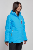Купить Горнолыжная куртка женская зимняя синего цвета 3331S, фото 3