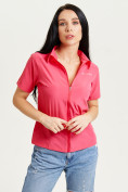 Купить Спортивная футболка поло женская розового цвета 33412R