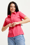 Купить Спортивная футболка поло женская розового цвета 33412R, фото 4