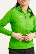 Купить Ветровка спортивная Valianly женская зеленого цвета 33416Z, фото 3
