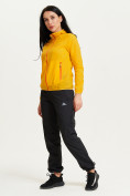 Купить Ветровка спортивная Valianly женская желтого цвета 33417J, фото 4