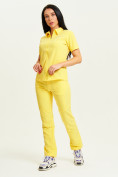 Купить Спортивные брюки Valianly женские желтого цвета 33419J, фото 10